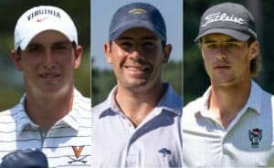 Ben James, Jake Shuman and Joey Lenane (left to right) will play in the U.S. Amateur. (Virginia/David Colt photos)